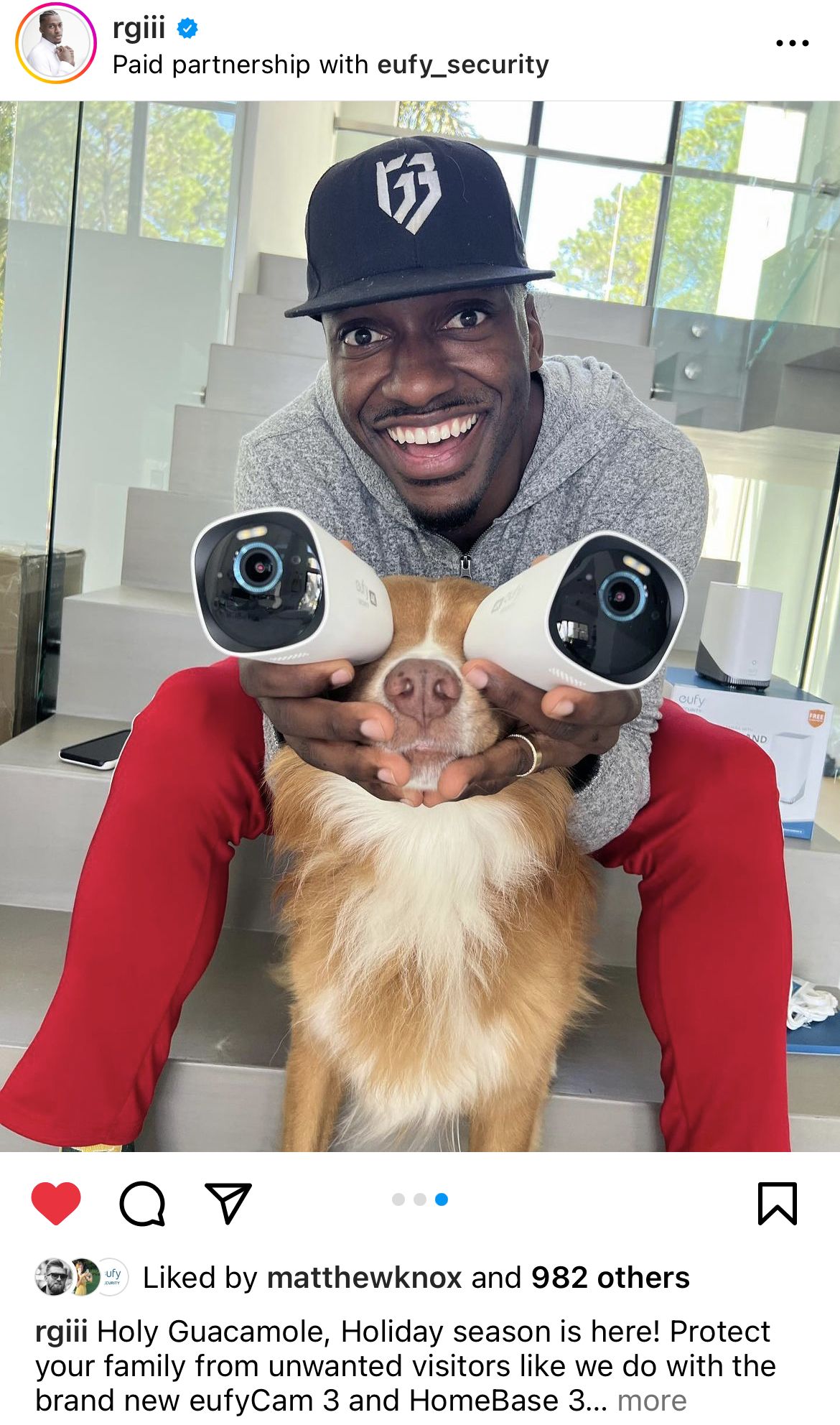 Robert Griffin III, Eufy Security campaign